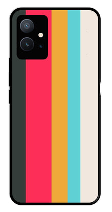 Muted Rainbow Metal Mobile Case for Vivo Y75 5G