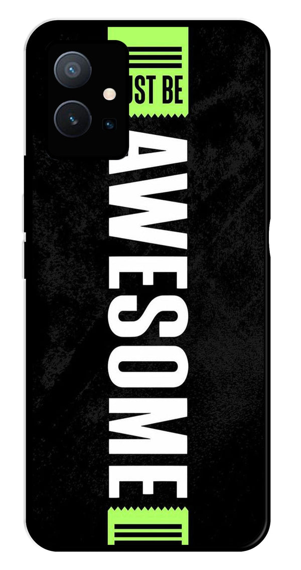 Awesome Metal Mobile Case for Vivo T1 5G   (Design No -33)