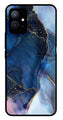 Blue Marble Metal Mobile Case for Vivo Y75 5G   (Design No -34)