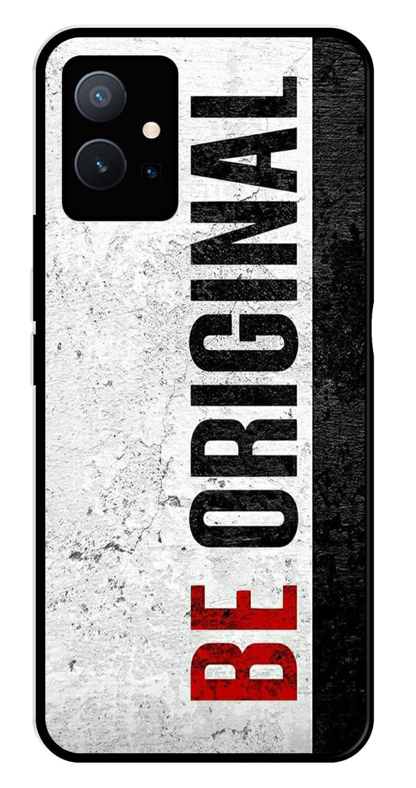 Be Original Metal Mobile Case for Vivo Y75 5G   (Design No -38)
