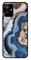 Marble Design Metal Mobile Case for Vivo T1 5G   (Design No -53)