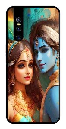 Lord Radha Krishna Metal Mobile Case for Vivo V15