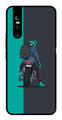 Bike Lover Metal Mobile Case for Vivo V15 Pro   (Design No -05)