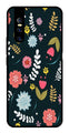 Floral Pattern2 Metal Mobile Case for Vivo V15 Pro   (Design No -12)