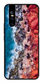 Sea Shore Metal Mobile Case for Vivo V15 Pro   (Design No -18)