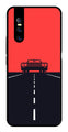 Car Lover Metal Mobile Case for Vivo V15   (Design No -21)