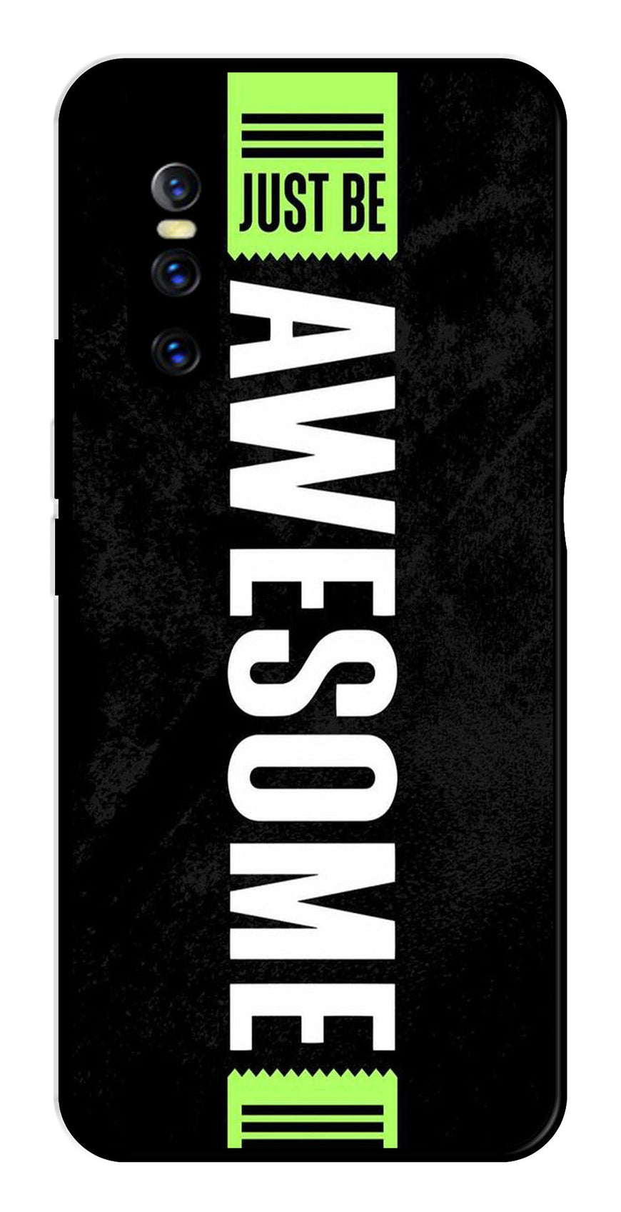 Awesome Metal Mobile Case for Vivo V15 Pro   (Design No -33)