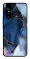 Blue Marble Metal Mobile Case for Vivo V15   (Design No -34)