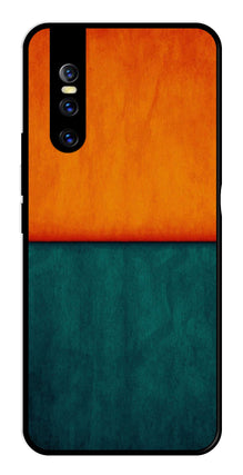Orange Green Pattern Metal Mobile Case for Vivo V15 Pro