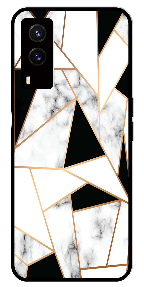 Marble Design2 Metal Mobile Case for Vivo V21E 5G   (Design No -08)