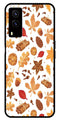 Autumn Leaf Metal Mobile Case for Vivo V21E 5G   (Design No -19)
