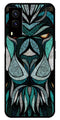 Lion Pattern Metal Mobile Case for Vivo V21E 5G   (Design No -40)