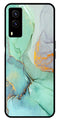 Marble Design Metal Mobile Case for Vivo V21E 5G   (Design No -46)