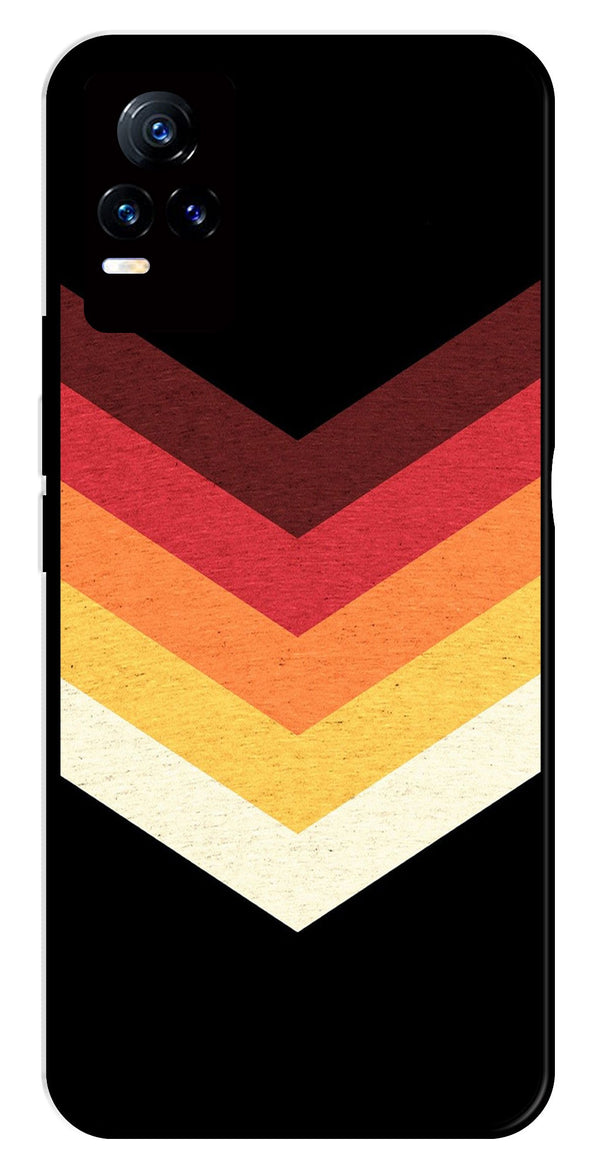 MultiColor Arrow Metal Mobile Case for Vivo V21E 4G   (Design No -04)