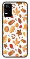 Autumn Leaf Metal Mobile Case for Vivo Y73 4G   (Design No -19)