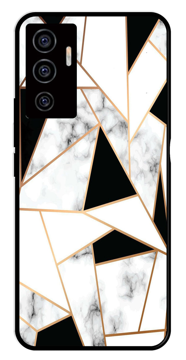 Marble Design2 Metal Mobile Case for Vivo V22E 5G   (Design No -08)