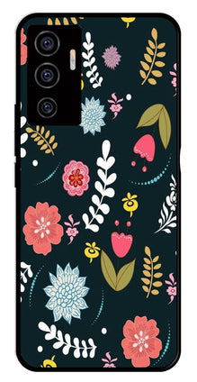 Floral Pattern2 Metal Mobile Case for Vivo V22E 5G