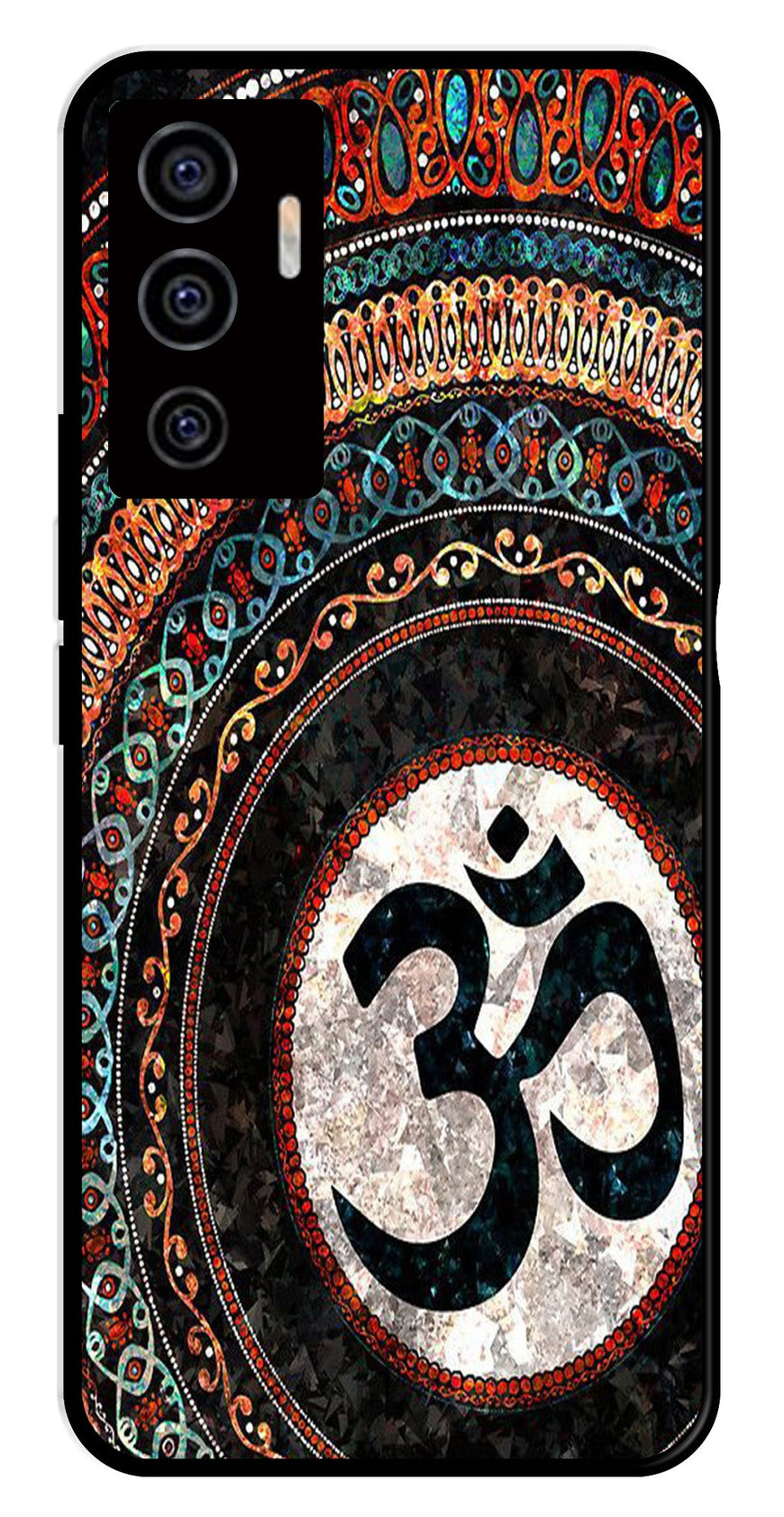 Oum Design Metal Mobile Case for Vivo V22E 5G   (Design No -15)