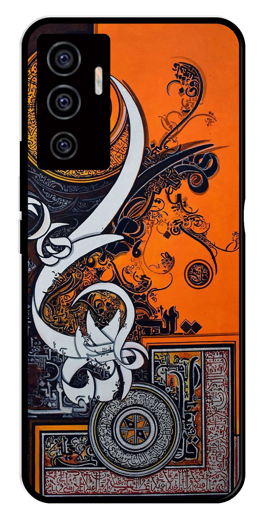 Qalander Art Metal Mobile Case for Vivo V22E 5G   (Design No -16)