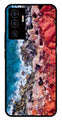 Sea Shore Metal Mobile Case for Vivo V22E 5G   (Design No -18)