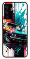 Vintage Car Metal Mobile Case for Vivo V22E 5G   (Design No -29)