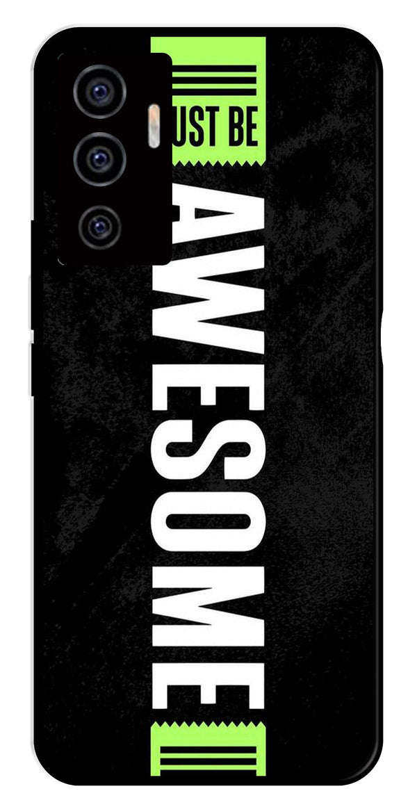 Awesome Metal Mobile Case for Vivo V22E 5G   (Design No -33)