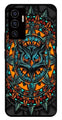 Owl Pattern Metal Mobile Case for Vivo V22E 5G   (Design No -42)