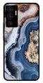 Marble Design Metal Mobile Case for Vivo V22E 5G   (Design No -53)