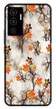 Autumn leaves Metal Mobile Case for Vivo V22E 5G   (Design No -55)