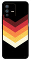 MultiColor Arrow Metal Mobile Case for Vivo V23 5G   (Design No -04)