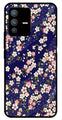 Flower Design Metal Mobile Case for Vivo V23 5G   (Design No -25)