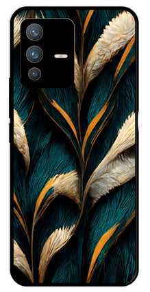 Feathers Metal Mobile Case for Vivo V23 5G