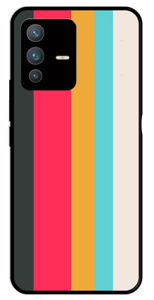 Muted Rainbow Metal Mobile Case for Vivo V23 5G