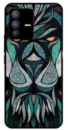 Lion Pattern Metal Mobile Case for Vivo V23 5G