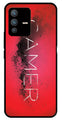 Gamer Pattern Metal Mobile Case for Vivo V23 5G   (Design No -41)