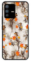 Autumn leaves Metal Mobile Case for Vivo V23 5G   (Design No -55)