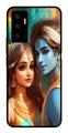 Lord Radha Krishna Metal Mobile Case for Vivo V23E 5G   (Design No -01)