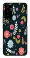 Floral Pattern2 Metal Mobile Case for Vivo V23E 5G   (Design No -12)