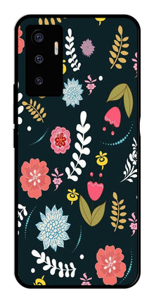 Floral Pattern2 Metal Mobile Case for Vivo V23E 5G