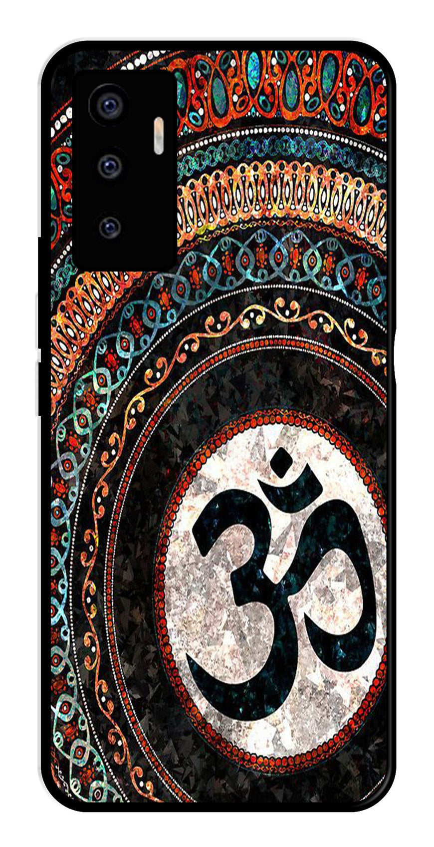 Oum Design Metal Mobile Case for Vivo V23E 5G   (Design No -15)