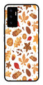 Autumn Leaf Metal Mobile Case for Vivo V23E 5G   (Design No -19)