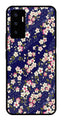 Flower Design Metal Mobile Case for Vivo V23E 5G   (Design No -25)