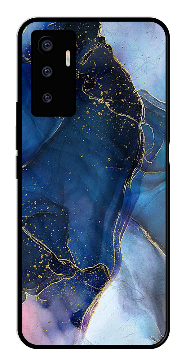Blue Marble Metal Mobile Case for Vivo V23E 5G   (Design No -34)