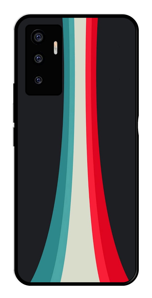 Modern Art Colorful Metal Mobile Case for Vivo V23E 5G   (Design No -48)