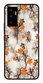 Autumn leaves Metal Mobile Case for Vivo V23E 5G   (Design No -55)