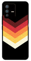 MultiColor Arrow Metal Mobile Case for Vivo V23 Pro 5G   (Design No -04)