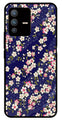 Flower Design Metal Mobile Case for Vivo V23 Pro 5G   (Design No -25)