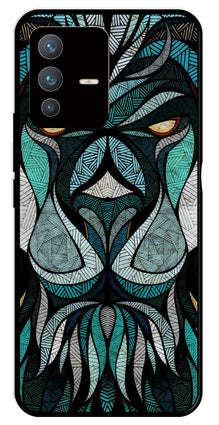 Lion Pattern Metal Mobile Case for Vivo V23 Pro 5G
