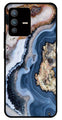 Marble Design Metal Mobile Case for Vivo V23 Pro 5G   (Design No -53)