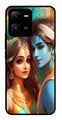 Lord Radha Krishna Metal Mobile Case for Vivo V25 5G   (Design No -01)